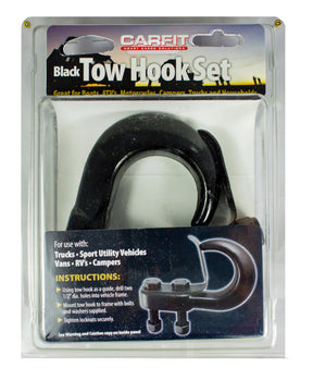 BLACK TOW HOOK SET - Carfit Cargo
