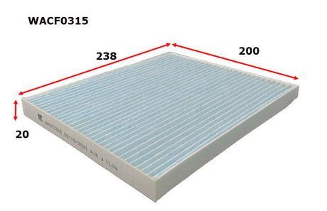 Cabin Filter Fits LDV WACF0315 - Wesfil | Universal Auto Spares