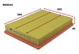 Air Filter A2045 Fits Ford WA5542 - Wesfil