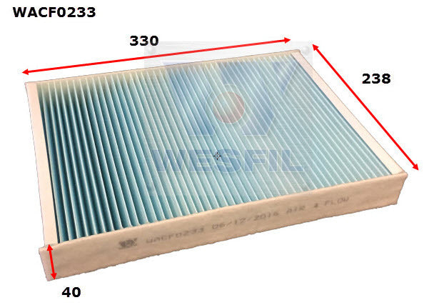 Cabin Filter RCA376C Fits Volvo WACF0233 - Wesfil | Universal Auto Spares