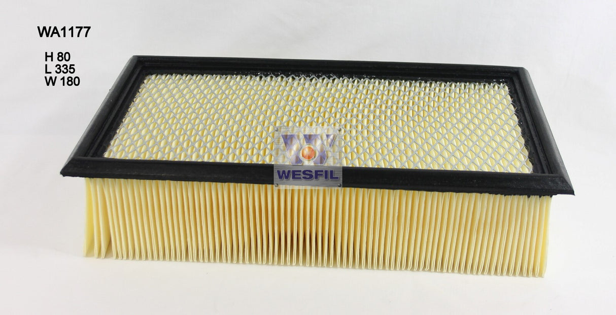 Air Filter A1497 Fits Ford WA1177 - Wesfil