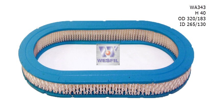 Air Filter A343 Fits Ford/Mazda WA343 - Wesfil