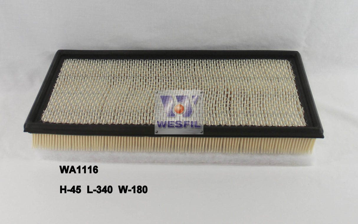 Air Filter Fits Ford WA1116 - Wesfil