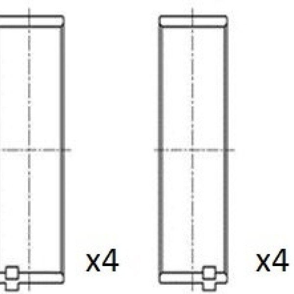 Conrod Bearing Set MERCEDES BENZ OM651 4BB2053-.25 - FAI