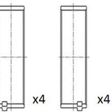 Conrod Bearing Set MERCEDES BENZ OM651 4BB2053-STD - FAI