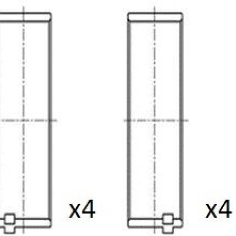 Conrod Bearing Set MERCEDES BENZ OM651 4BB2053-STD - FAI