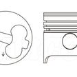 Piston & Pin Set TOYOTA 2L DIESEL EARLY 4DP2006-1.00 - NASON