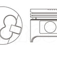 Piston & Pin Set TOYOTA 2L DIESEL LATE 4DP2007-STD - NASON