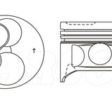 Piston & Pin Set TOYOTA 5L DIESEL 4DP2011-1.00 - Nason