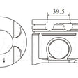 Piston & Pin Set TOYOTA 2KD-FTE 4DP2017-0.50 - NASON