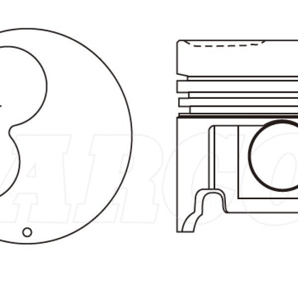 Piston & Pin Set TOYOTA 1DZ LATE 4DP2026-STD - NASON