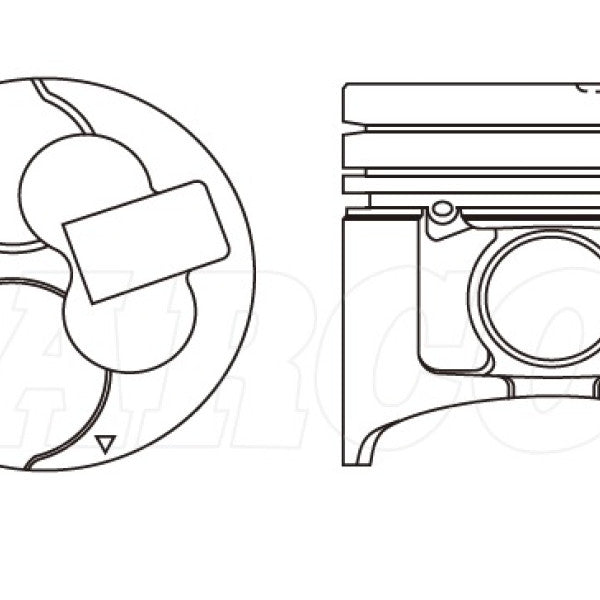 Piston & Pin Set MITSUBISHI 4M40T 4DP2039-STD - NASON