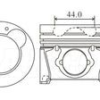 Piston & Pin Set HYUNDAI D4FB 4DP2072-STD - NASON