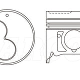 Piston & Pin Set ISUZU 4JG2T 4DP2080 - STD - Nason - Pistons & Rings - Nason