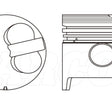 Piston & Pin Set TOYOTA 3B LATE 4DP2090-0.50 - NASON