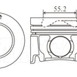 Piston & Pin Set ISUZU 4JJ1T INDUSTRIAL 4DP2100-STD - NASON