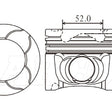 Piston & Pin Set HOLDEN LWH 2.8 DIESEL DOHC 4DP2107-STD - NASON