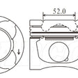 Piston & Pin Set HOLDEN LWN 2.8 DIESEL DOHC 4DP2108-0.50 - NASON