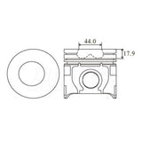 Piston & Ring Set FORD 63Kw D25T TURBO DIESEL 4MKRY8102-STD - Nason