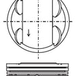 Piston & Pin Set HYUNDAI G4KD DOHC 16V 4P1000-1.00 - NASON