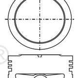 Piston & Pin Set HOLDEN G161Z SOHC 8V 4P1015-0.50 - Nason