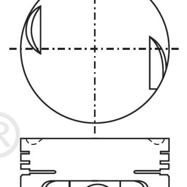 Piston & Pin Set SUZUKI F8A OHV 8V 4P1023-1.00 - NASON