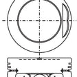Piston & Pin Set TOYOTA 22R SOHC 8V 4P1027-0.50 - NASON