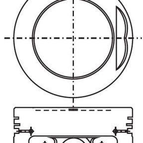 Piston & Pin Set TOYOTA 22R SOHC 8V 4P1027-1.00 - NASON