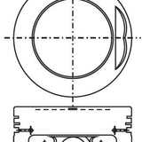 Piston & Pin Set TOYOTA 22R SOHC 8V 4P1027-STD - Nason