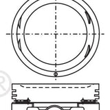 Piston & Pin Set NISSAN Z24 SOHC 8V 4P1032-0.50 - Nason