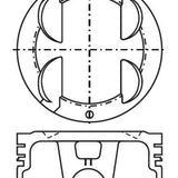 Piston & Pin Set MAZDA BP DOHC 16V 4P1034-0.50 - Nason