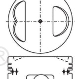 Piston & Pin Set MAZDA B5 KIA B5 SOHC 8V 4P1039-1.00 - Nason