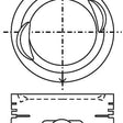 Piston & Pin Set SUZUKI G16A SOHC 8V 4P1044-0.50 - NASON