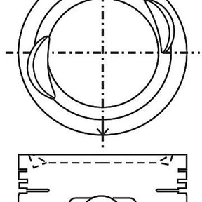 Piston & Pin Set SUZUKI G16A SOHC 8V 4P1044-0.50 - NASON