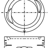 Piston & Pin Set SUZUKI G16A SOHC 8V 4P1044-STD - Nason