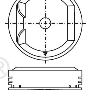 Piston & Pin Set DAIHSTAU HC-E SOHC 16V 4P1045-1.00 - NASON