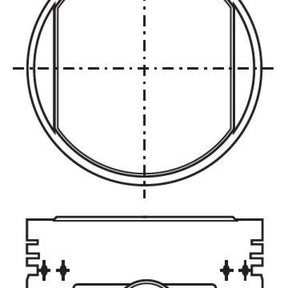 Piston & Pin Set DAIHSTAU HD-E SOHC 16V 4P1046-0.50 - NASON