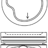Piston & Pin Set HOLDEN OPEL C14SE 4P1055-1.00 - Nason