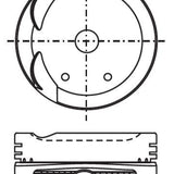 Piston & Pin Set DAIHATSU 3S-VE DOHC 16V 4P1056-STD - Nason