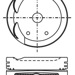 Piston & Pin Set DAIHATSU 3S-VE DOHC 16V 4P1056-STD - NASON