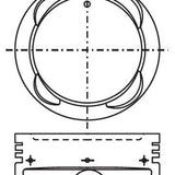 Piston & Pin Set TOYOTA 7AFE DOHC 16V 4P1065-1.00 - Nason