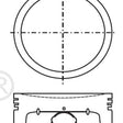 Piston & Pin Set MAZDA LF DOHC 16V 4P1068-STD - NASON