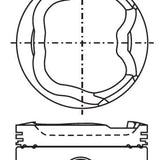 Piston & Pin Set TOYOTA 2TR-FE DOHC 16V 4P1069-1.00 - Nason