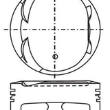 Piston & Pin Set TOYOTA 1AZ-FE DOHC 16V 4P1070-0.50 - Nason