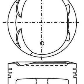 Piston & Pin Set TOYOTA 1AZ-FE DOHC 16V 4P1070-1.00 - NASON