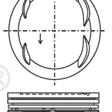 Piston & Pin Set HYUNDAI G4KE G4KG 4P1075-STD - Nason