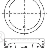 Piston & Pin Set TOYOTA 3RZ-FE DOHC 16V 4P1118-STD - Nason