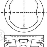 Piston & Pin Set TOYOTA 2TZ-FE DOHC 16V 4P1119-1.00 - Nason