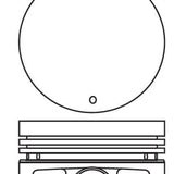 Piston & Pin Set MITSUBISHI 4G64 SOHC 16V 4P1120-0.50 - Nason
