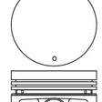 Piston & Pin Set MITSUBISHI 4G64 SOHC 16V 4P1120-STD - NASON